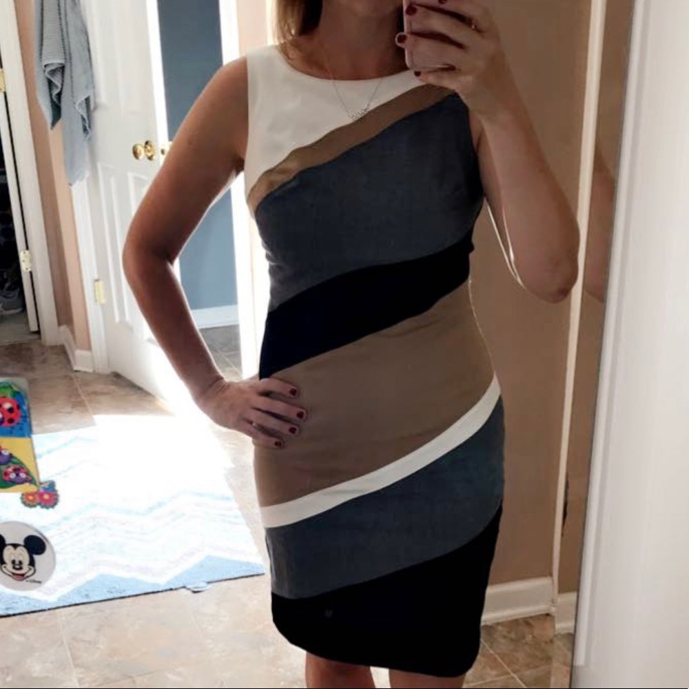 White House Black Market Sheath dress Sz 6